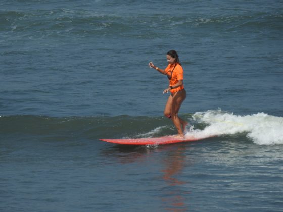 Márcia Portes, Primeiro Torneio Brasileiro Interclubes de Longboard, Quebra Mar, Santos (SP). Foto: Fábio Paulista.