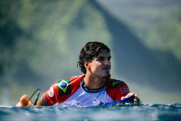 Gabriel Medina, Tahiti Pro 2024, Teahupoo. Foto: WSL / Sloane.
