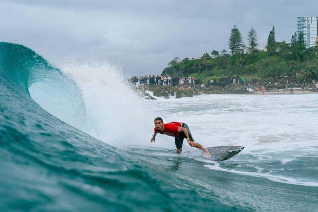 George Pittar, Gold Coast Pro 2024, Snapper Rocks, Austrália. Foto: WSL / Andrew Shield.