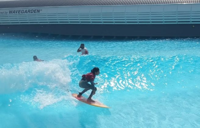 Carmela Beituni, Surfland, Garopaba (SC). Foto: Reprodução.