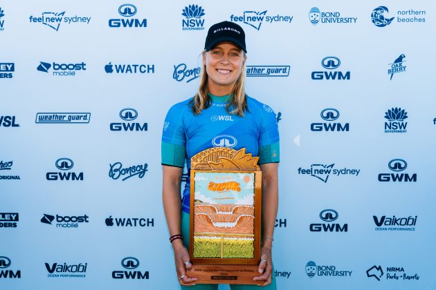 Isabella Nichols, Sydney Surf Pro 2024, North Narrabeen, New South Wales, Austrália. Foto: WSL / Cait Miers.