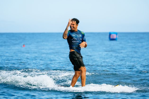 Italo Ferreira, Tahiti Pro 2024, Teahupoo. Foto: WSL / Sloane.