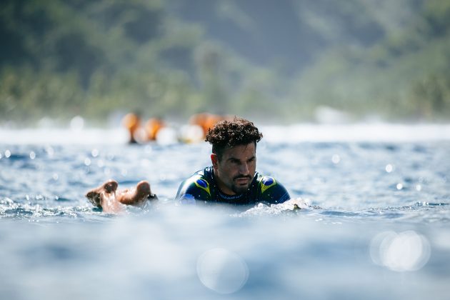 Italo Ferreira, Tahiti Pro 2024, Teahupoo. Foto: WSL / Sloane.