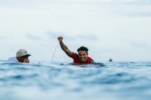 Italo Ferreira, Tahiti Pro 2024, Teahupoo. Foto: WSL / Sloane.