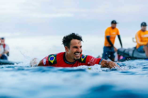 Italo Ferreira, Tahiti Pro 2024, Teahupoo. Foto: WSL / Sloane.