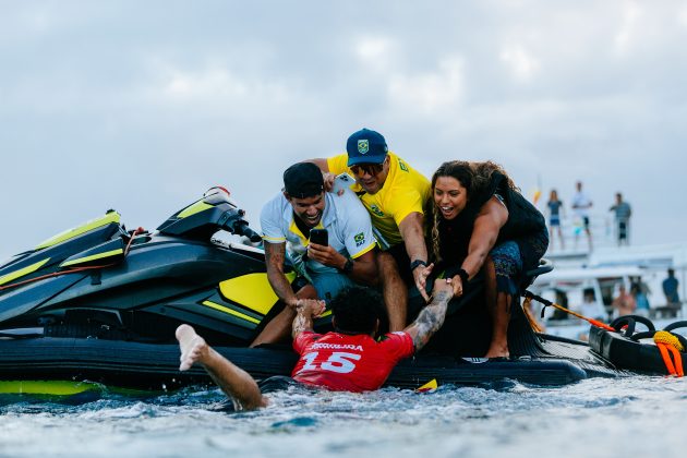 Italo Ferreira, Tahiti Pro 2024, Teahupoo. Foto: WSL / Sloane.