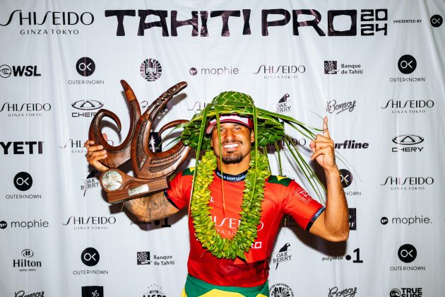 Italo Ferreira, Tahiti Pro 2024, Teahupoo. Foto: WSL / Matt Dunbar.