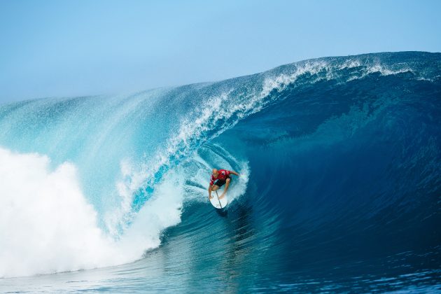 Kelly Slater, Tahiti Pro 2024, Teahupoo. Foto: WSL / Sloane.