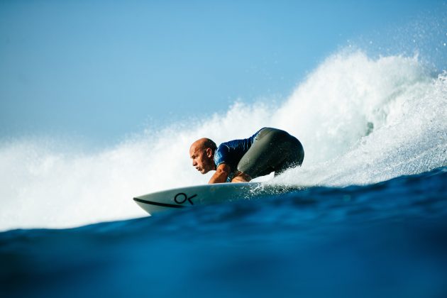 Kelly Slater, Tahiti Pro 2024, Teahupoo. Foto: WSL / Sloane.