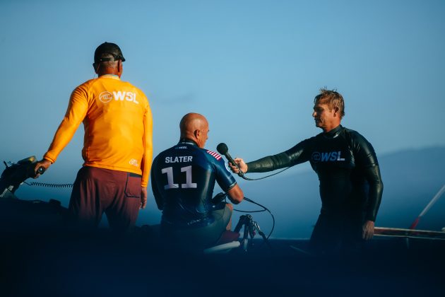 Kelly Slater, Tahiti Pro 2024, Teahupoo. Foto: WSL / Sloane.