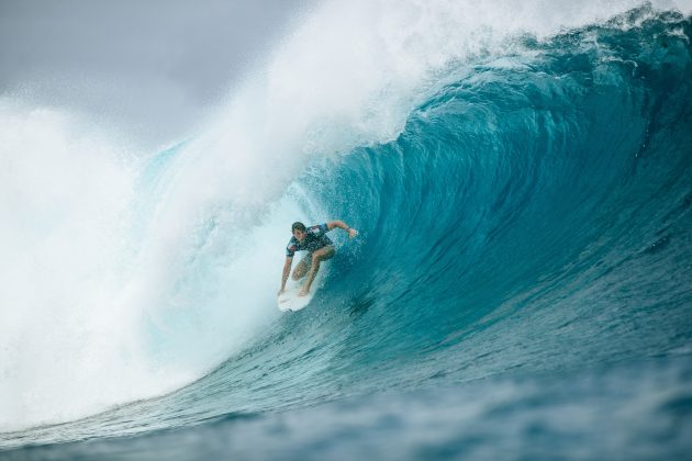 Leonardo Fioravanti, Tahiti Pro 2024, Teahupoo. Foto: WSL / Sloane.