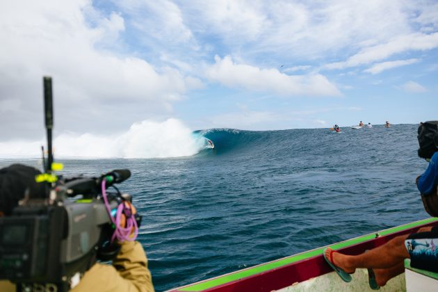 Liam O'Brien, Tahiti Pro 2024, Teahupoo. Foto: WSL / Sloane.