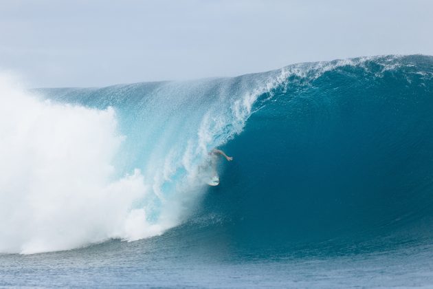 Liam O'Brien, Tahiti Pro 2024, Teahupoo. Foto: WSL / Matt Dunbar.