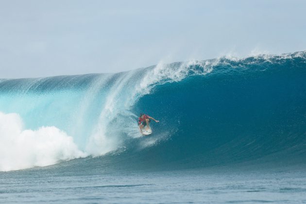 Liam O'Brien, Tahiti Pro 2024, Teahupoo. Foto: WSL / Matt Dunbar.