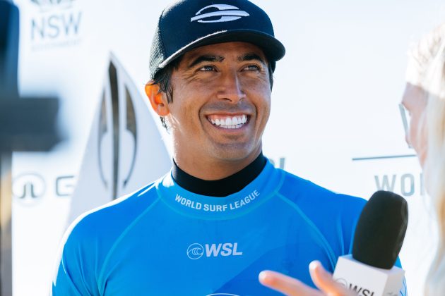 Miguel Pupo, Sydney Surf Pro 2024, North Narrabeen, New South Wales, Austrália. Foto: WSL / Cait Miers.