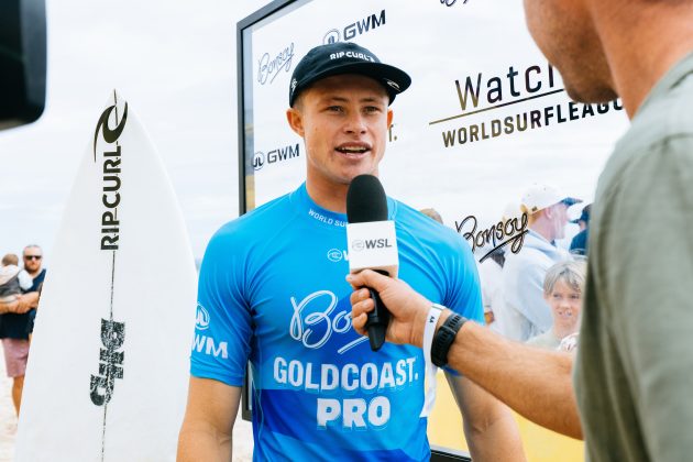 Mikey McDonagh, Gold Coast Pro 2024, Snapper Rocks, Austrália. Foto: WSL / Cait Miers.