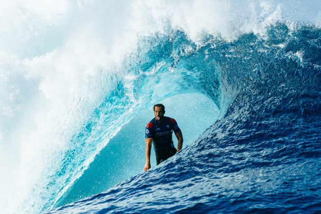 Ramzi Boukhiam, Tahiti Pro 2024, Teahupoo. Foto: WSL / Matt Dunbar.