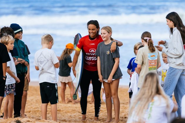 Sally Fitzgibbons, Sydney Surf Pro 2024, North Narrabeen, New South Wales, Austrália. Foto: WSL / Cait Miers.