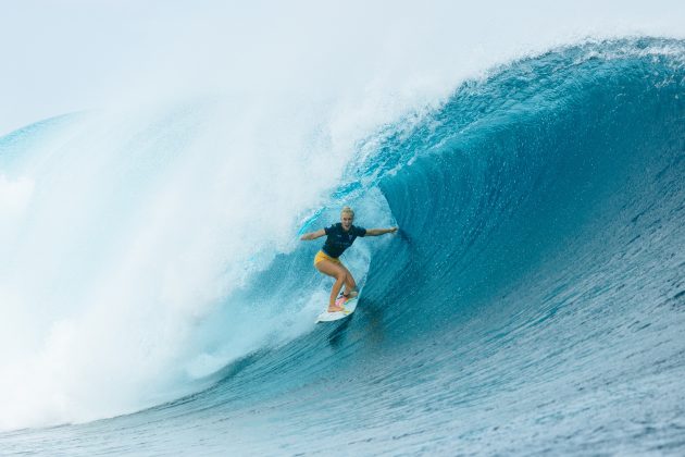 Tatiana Weston-Webb, Tahiti Pro 2024, Teahupoo. Foto: WSL / Matt Dunbar.