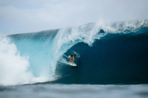 Tatiana Weston-Webb, Tahiti Pro 2024, Teahupoo. Foto: WSL / Sloane.