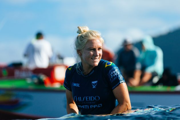 Tatiana Weston-Webb, Tahiti Pro 2024, Teahupoo. Foto: WSL / Matt Dunbar.