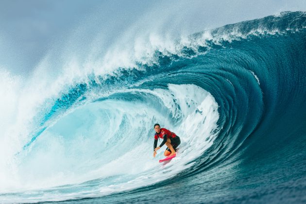 Tyler Wright, Tahiti Pro 2024, Teahupoo. Foto: WSL / Sloane.