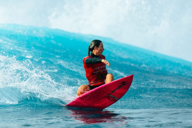 Tyler Wright, Tahiti Pro 2024, Teahupoo. Foto: WSL / Sloane.