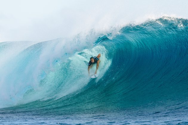 Tyler Wright, Tahiti Pro 2024, Teahupoo. Foto: WSL / Sloane.