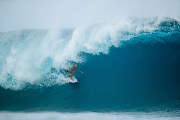 Vahine Fierro, Tahiti Pro 2024, Teahupoo. Foto: WSL / Sloane.