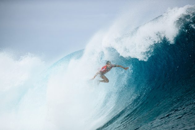 Vahine Fierro, Tahiti Pro 2024, Teahupoo. Foto: WSL / Sloane.