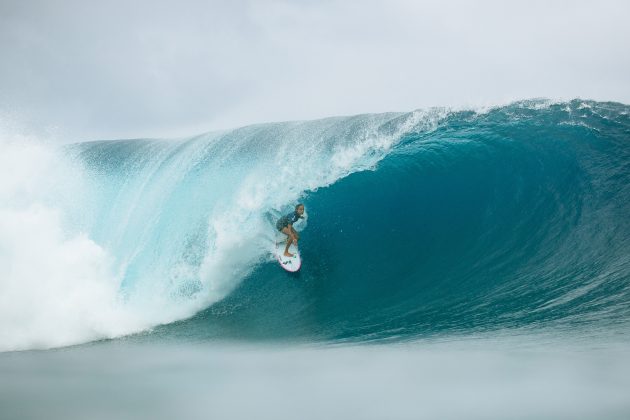 Vahine Fierro, Tahiti Pro 2024, Teahupoo. Foto: WSL / Sloane.