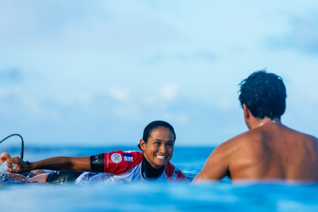 Vahine Fierro, Tahiti Pro 2024, Teahupoo. Foto: WSL / Matt Dunbar.