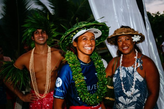 Vahine Fierro, Tahiti Pro 2024, Teahupoo. Foto: WSL / Matt Dunbar.