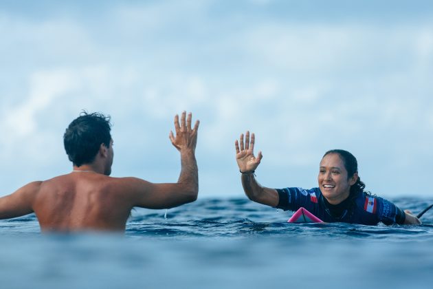 Vahine Fierro, Tahiti Pro 2024, Teahupoo. Foto: WSL / Matt Dunbar.