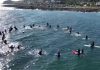 Comunidade celebra surfistas