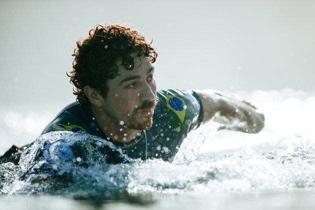 Yago Dora, Tahiti Pro 2024, Teahupoo. Foto: WSL / Sloane.