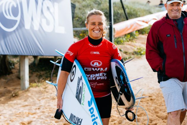Yolanda Hopkins, Sydney Surf Pro 2024, North Narrabeen, New South Wales, Austrália. Foto: WSL / Cait Miers.