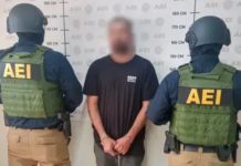 Suspeito preso em Baja