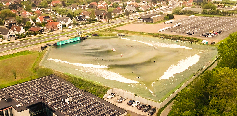 Piscina de ondas Belga - maio 2024.