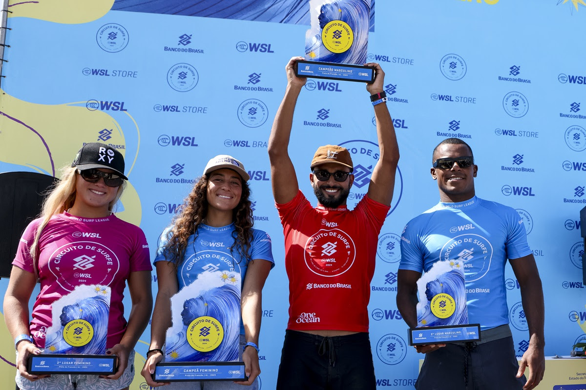 Laura Raupp, Daniella Rosas, Michael Rodrigues e José Francisco 