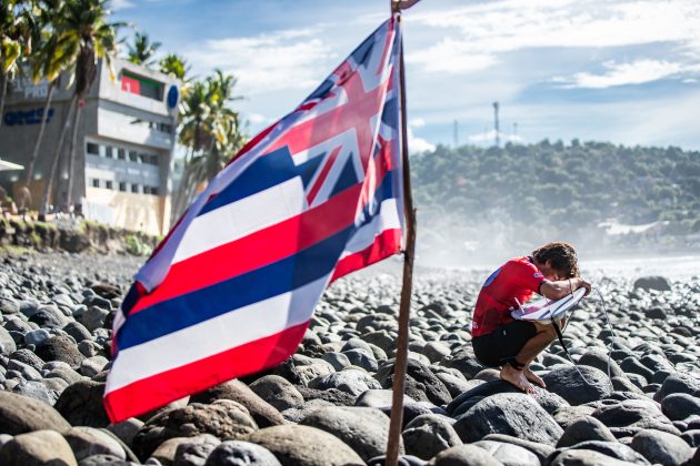 Barron Mamiya, El Salvador Pro 2024, Punta Roca, La Libertad. Foto: WSL / Aaron Hughes.