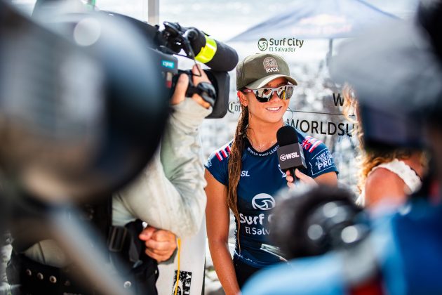 Bettylou Sakura Johnson, El Salvador Pro 2024, Punta Roca, La Libertad. Foto: WSL / Aaron Hughes.