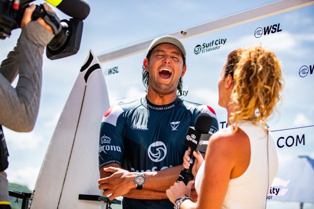 Connor O'Leary, El Salvador Pro 2024, Punta Roca, La Libertad. Foto: WSL / Aaron Hughes.