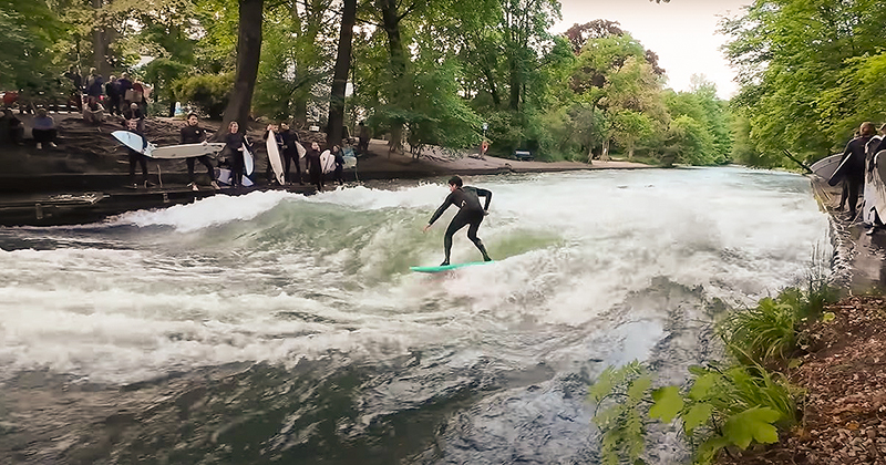 Rio Eisbach - junho 2024.