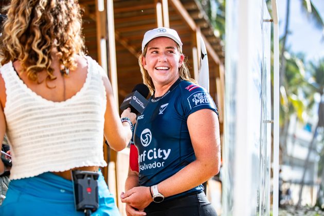 Gabriela Bryan, El Salvador Pro 2024, Punta Roca, La Libertad. Foto: WSL / Aaron Hughes.