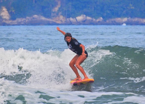 Ação EDP, Carol Bastides, Hang Loose Surf Attack 2024, Praia da Baleia, São Sebastião (SP). Foto: Erik Medalha.