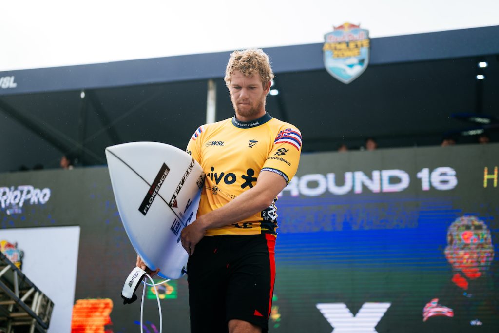 John John Florence chega no WSL Finals como número 1 do ranking masculino.