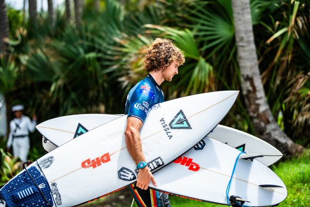 Liam O'Brien, El Salvador Pro 2024, Punta Roca, La Libertad. Foto: WSL / Aaron Hughes.