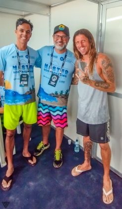 Marcelo Richa e Fayerton e Eduardo Freitas, Etapa Francisco Rosa Master de Bodyboarding, Praia do Futuro, Ceará. Foto: Victor Santiago.