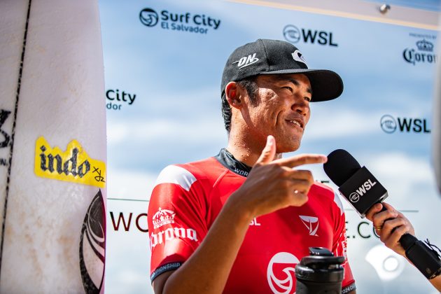 Rio Waida, El Salvador Pro 2024, Punta Roca, La Libertad. Foto: WSL / Aaron Hughes.